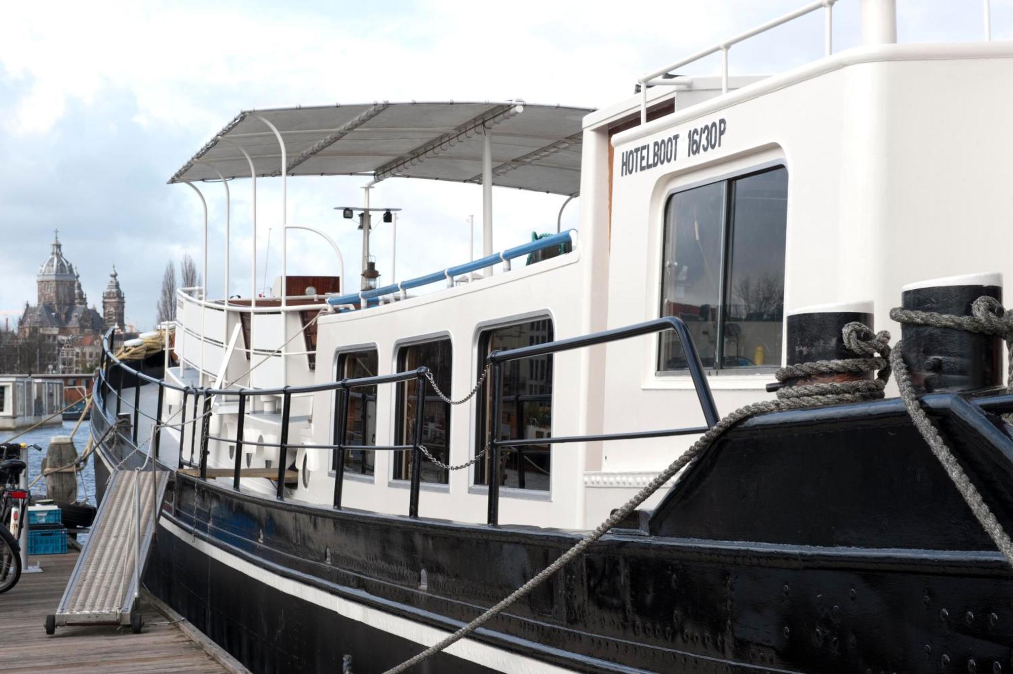 Hotelboot Zwaan Amesterdão Exterior foto